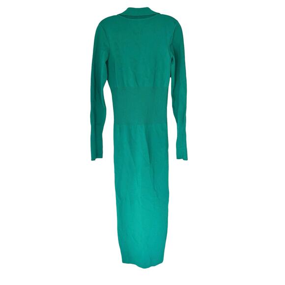 GAUGE81 Green Knit Fitted Night Out Party Bornos Long Maxi Dress Size Medium - Picture 13 of 16
